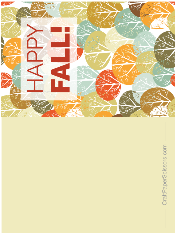 Fall Into Autumn With Free Printables Craft Paper Scissors