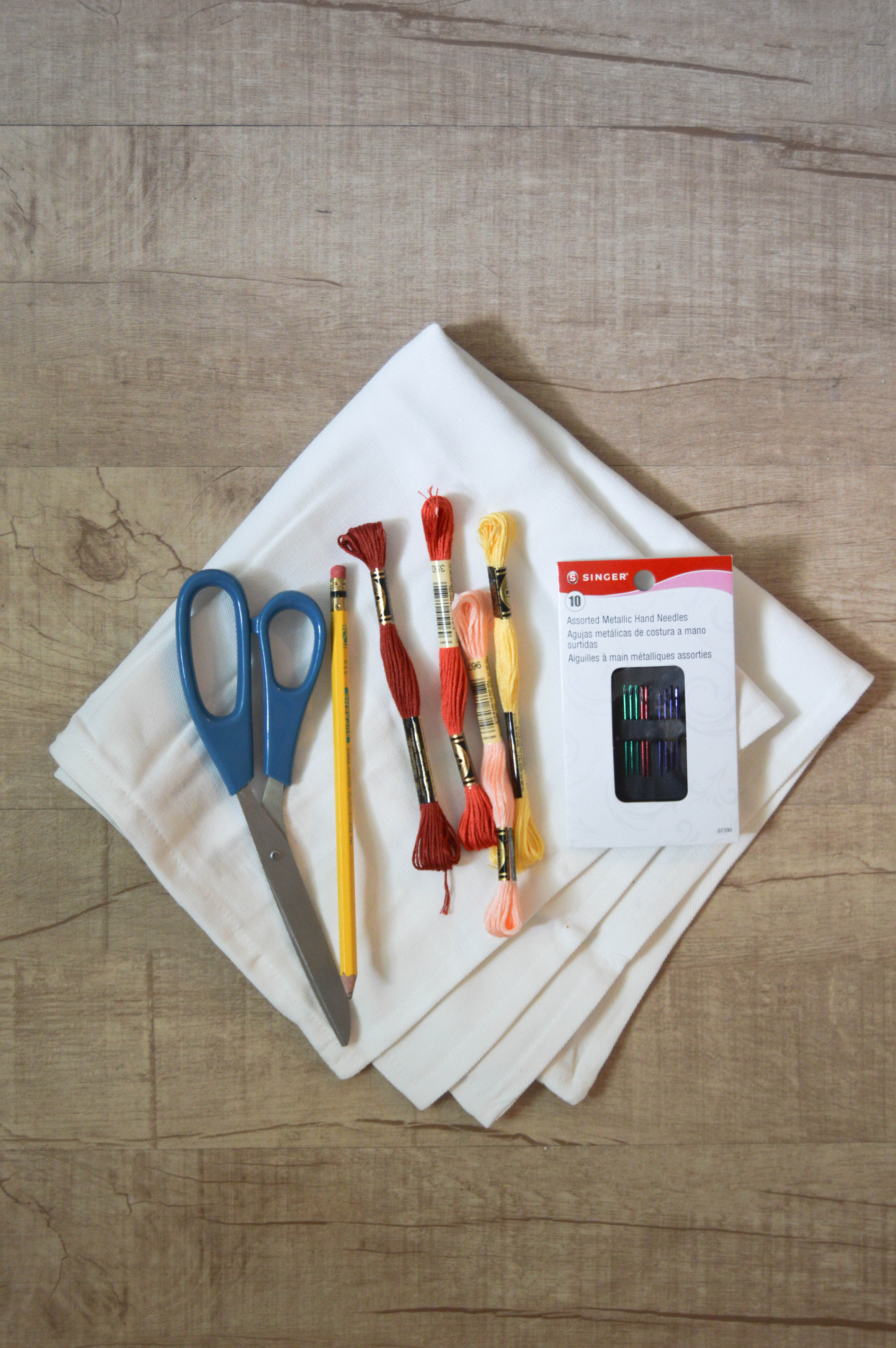 DIY Hand Stitched Saying Pillow Craft Paper Scissors