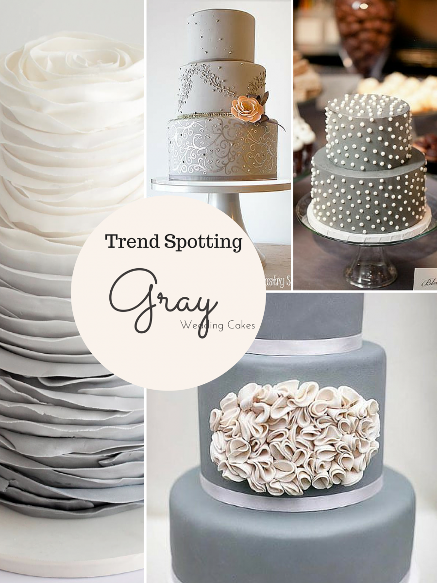 Trend Alert Gray Wedding Cakes? Craft Paper Scissors