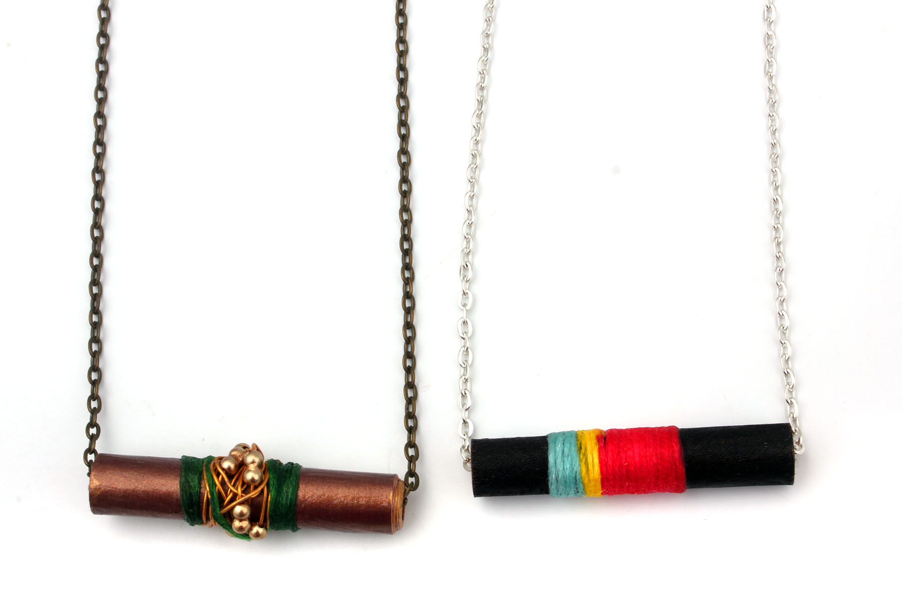 cinnamon roll necklace (2) Craft Paper Scissors