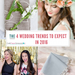 The 4 Wedding Trends to Expect in 2016