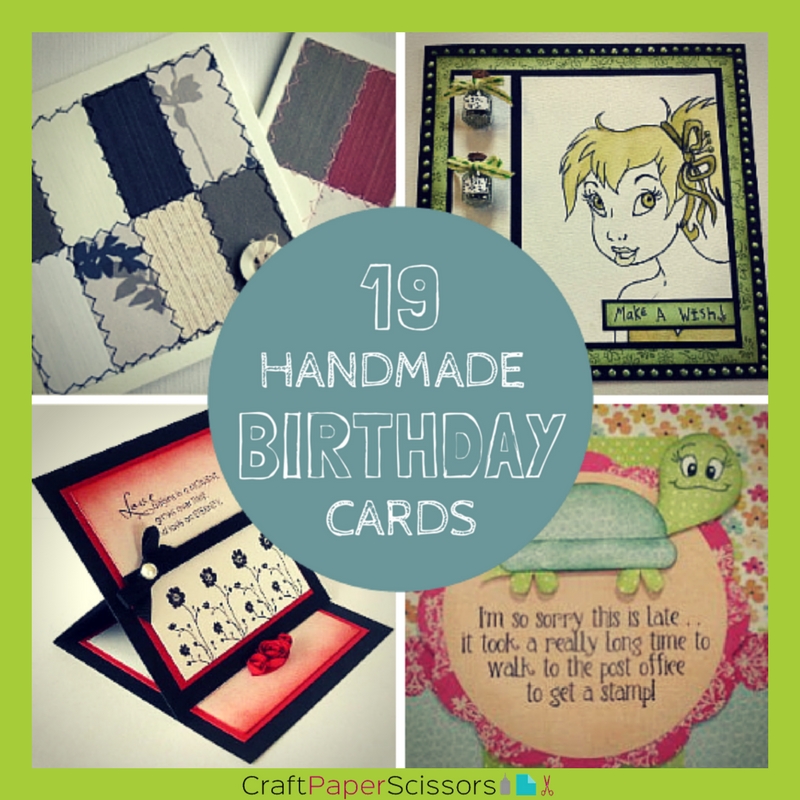 19 Handmade Birthday Cards Craft Paper Scissors