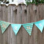 Tinted Burlap Banner