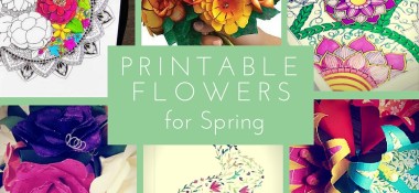 Printable Flowers for Spring