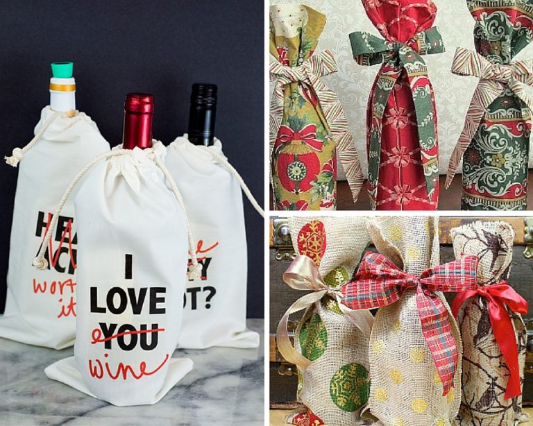 DIY Wine Bag Tutorials + Oliso Giveaway Craft Paper Scissors