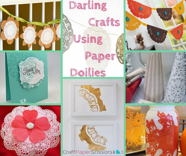 10 Darling Crafts Using Paper Doilies Craft Paper Scissors