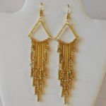 Gorgeous Golden Chandelier Earrings