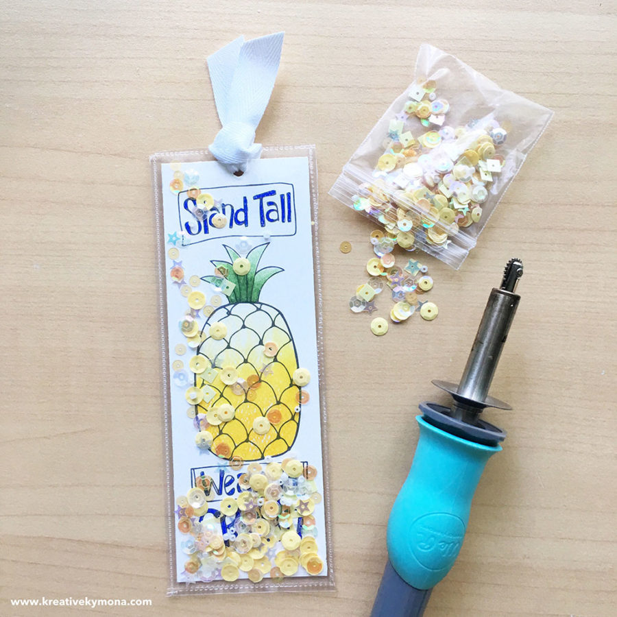 How To Create A Shaker Bookmark Craft Paper Scissors