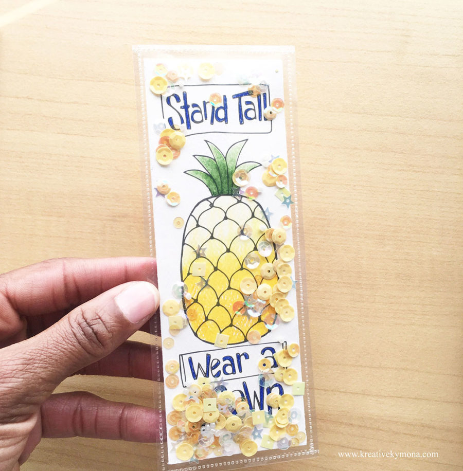 How To Create A Shaker Bookmark Craft Paper Scissors