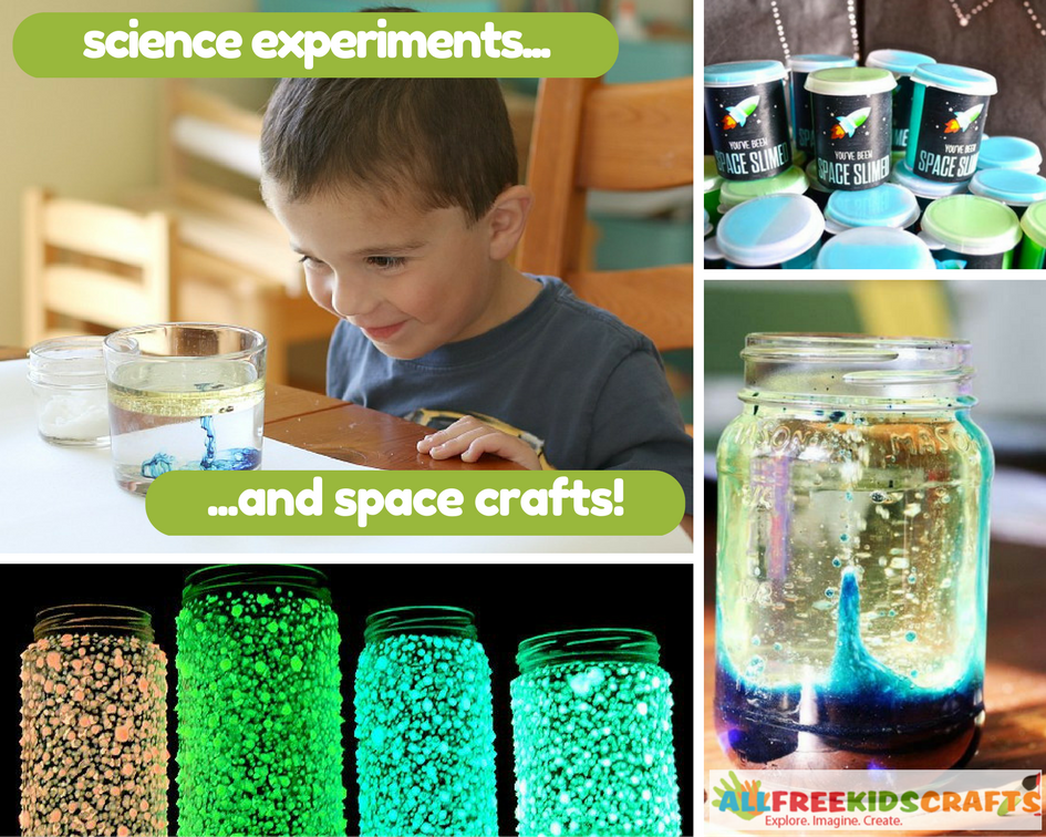 18 Cool Science Experiments and Space Crafts - Craft Paper Scissors