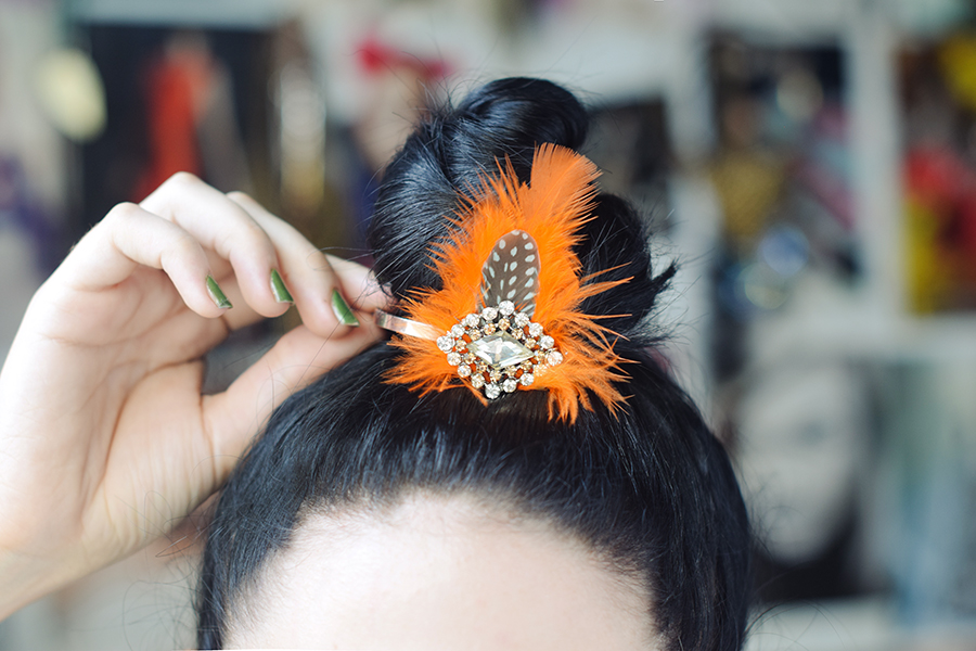 DIY Hair Bun Cuffs Craft Paper Scissors