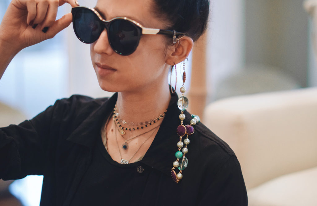 DIY Sunglasses Chain Craft Paper Scissors